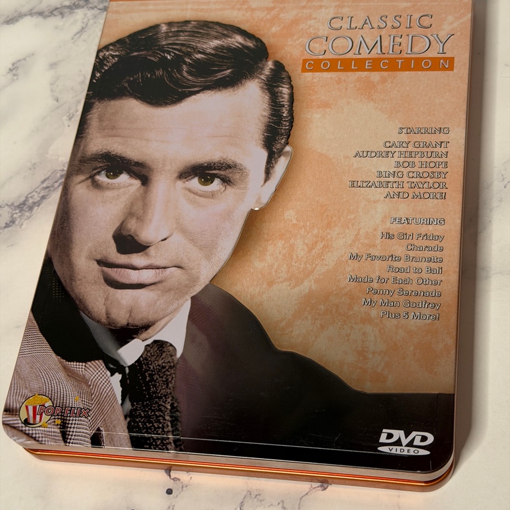 Classic Comedy Collection Tin – 12 Movies/4 DVDs – Cary Grant, Audrey Hepburn…